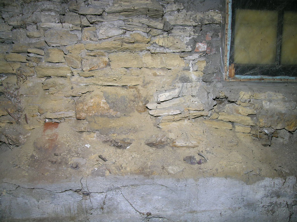 Limestone Foundation Walls, How To Cover Rock Basement Walls